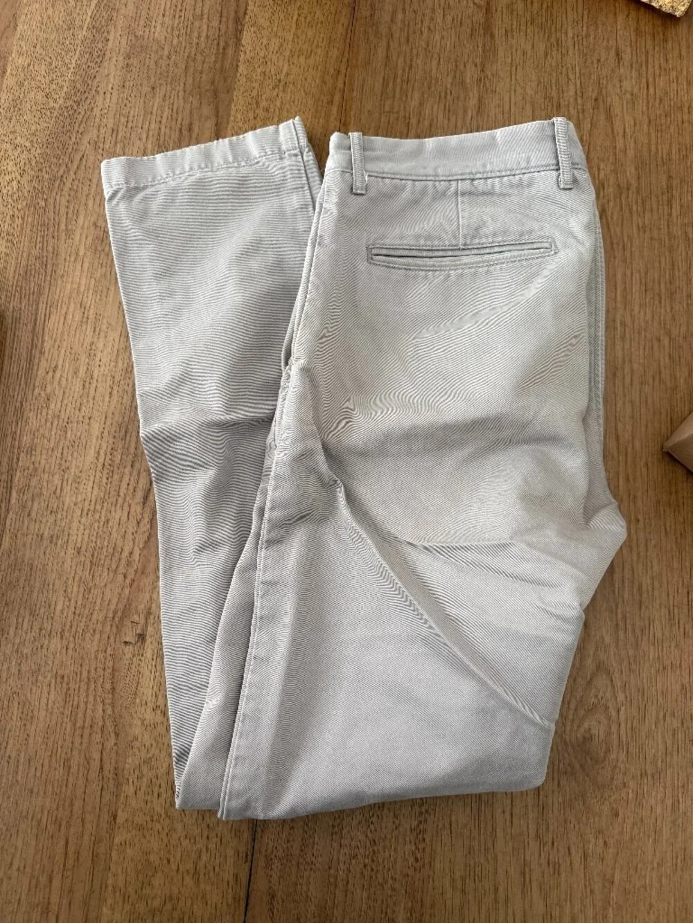 J. Crew 484 Broken In Chinos Gray W32 L34 100% Cotton
